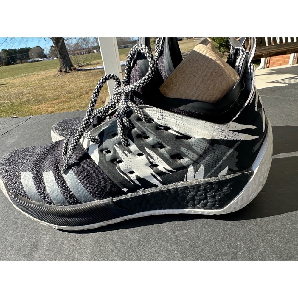 Adidas Harden‎ Vol 2 "Traffic Jam" Basketball Shoes Black Men's Sneaker Size 8